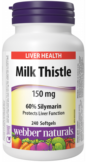 Viên uống bảo vệ hỗ trợ chức năng gan Milk Thistle 60 Silymarin 150mg